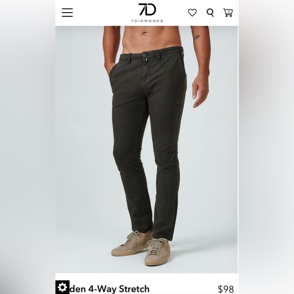 7Diamonds Aiden Slim Straight Fit - Picture 2 of 5